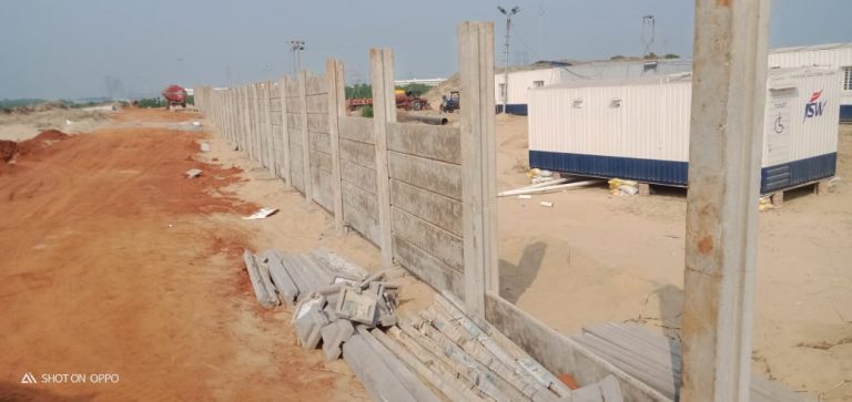 dhinkia jsw project wall