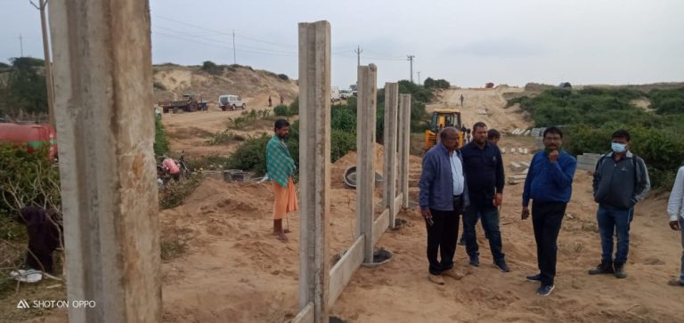 jsw project boundary wall