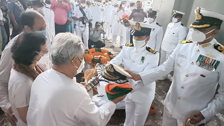 vice admiral sarma cremation
