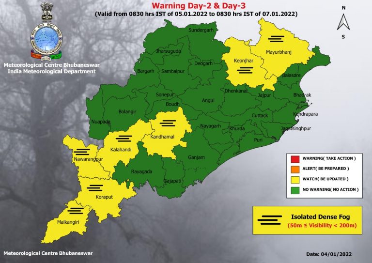 7 Odisha Districts To Experience Dense Fog For Next Three Days