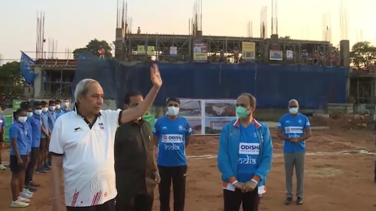 Naveen at Kalinga stadium