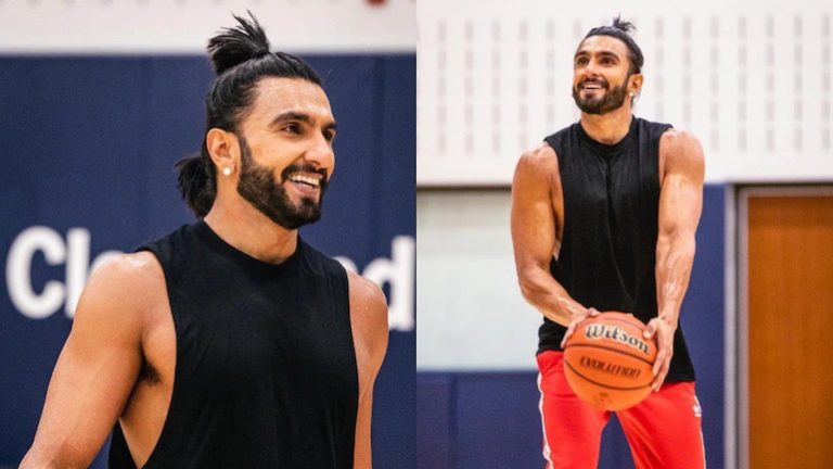 Ranveer Singh NBA all stars celebrity game