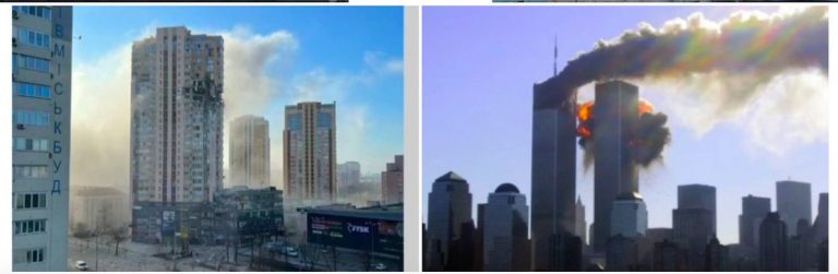 After Vladimir Putin & Adolf Hitler Caricature, Ukraine Compares Russian Invasion With 9/11 Attack