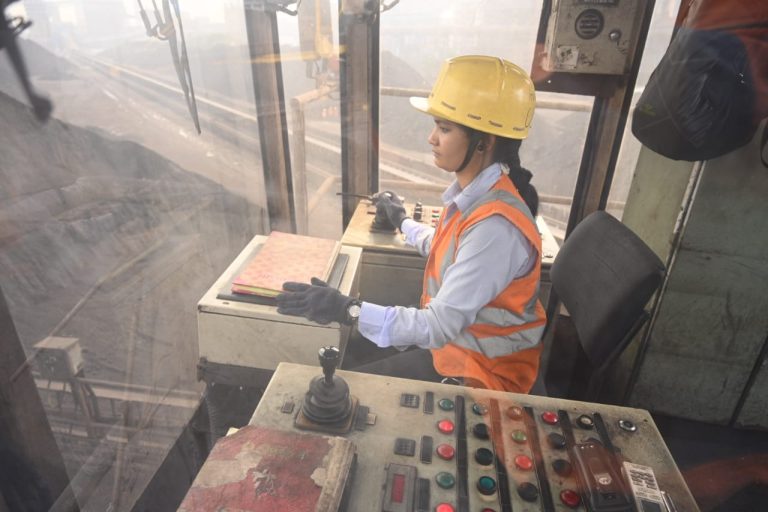 Inclusivity: Tata Steel Meramandali, Odisha Employs Women Stacker-Cum-Reclaimer Operators