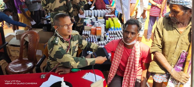BSF Organises Medical Camp For Tribals In Odisha’s Malkangiri