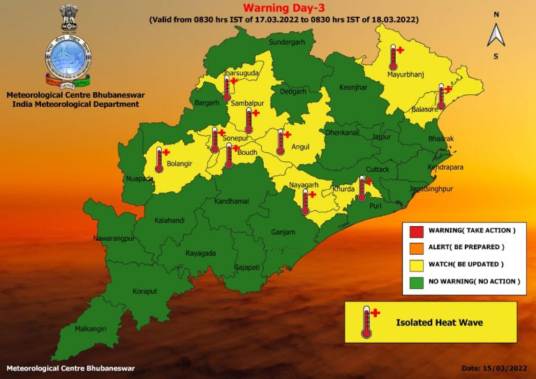 Odisha Braces For Sweltering Temperature; 3-Day Heatwave Alert From Tomorrow