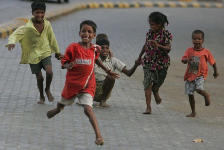 Indian street children