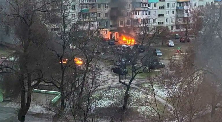 Mariupol (Ukraine) shelling
