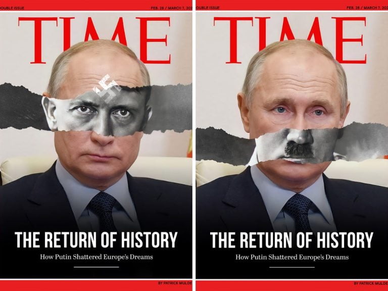 Fact Check: Is Putin’s Image With Hitler Moustache On Time Magazine Real?