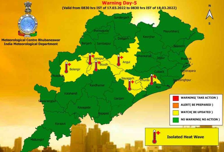 Temp Likely To Rise By 3-4°C In Next 2 Days, Touch 40°C In Bhubaneswar; Check Heatwave Alert