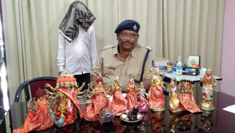 Couple Arrested For Theft Of Antique Idols In Odisha’s Puri