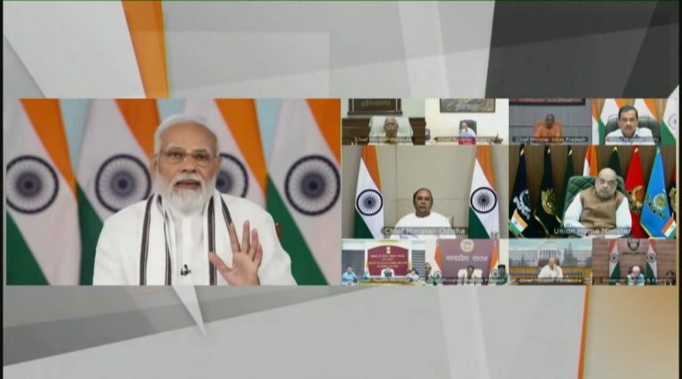 PM covid meeting with CMs