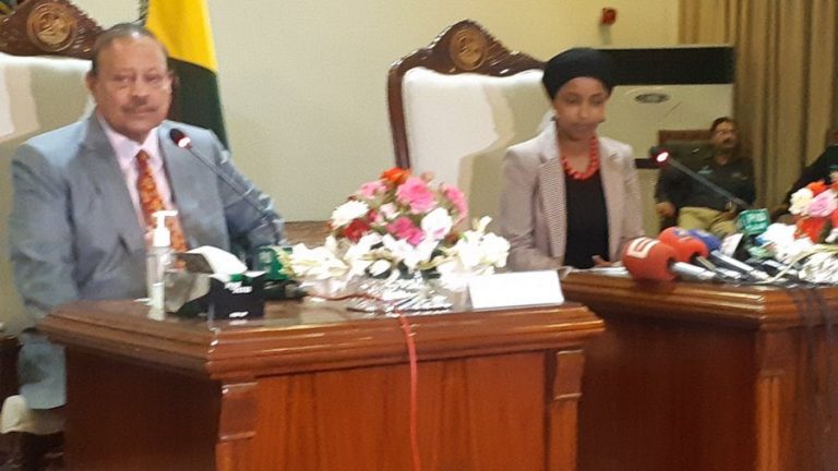 US congresswoman PoK visit