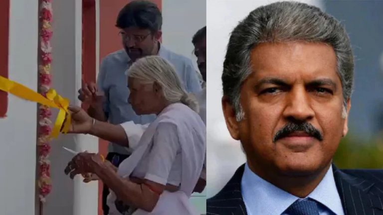 Anand mahindra gift to Idli amma