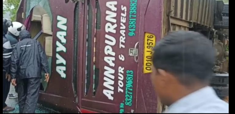 One Dead As Bus Carrying Marriage Guests Overturns In Odisha’s Koraput