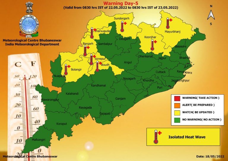 Hot Weekend Likely; Thunderstorm To Strike These Odisha Districts Next Two Days