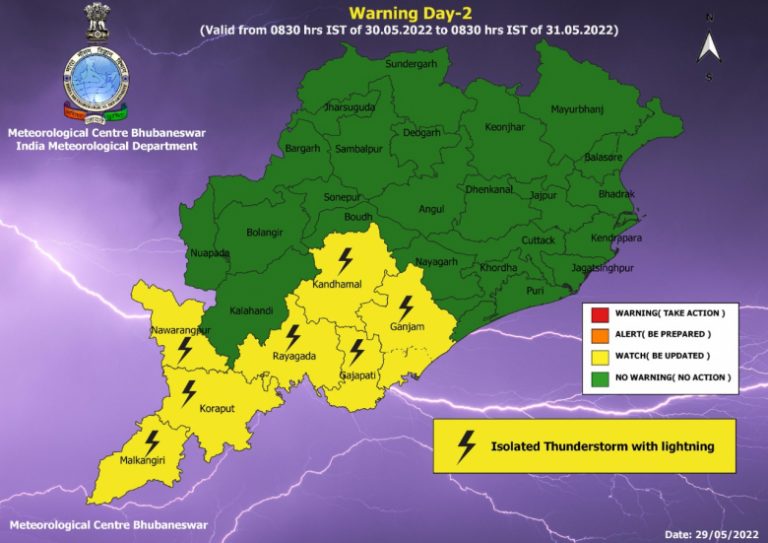 Light Rain, Thunderstorm Likely To Bring Down Temperature In These Odisha Districts
