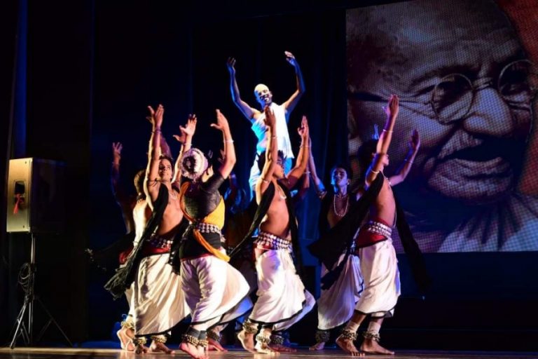 Making Of The Mahatma In Dance Dialect