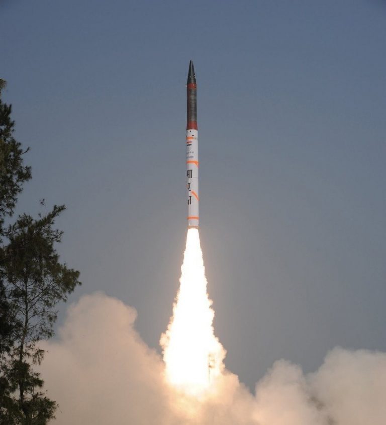 India Successfully Tests Nuclear-Capable Agni-4 Missile Off Odisha Coast