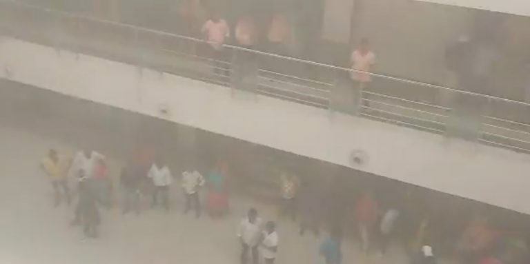 Fire Engulfs BMC Keshari Mall In Bhubaneswar Again