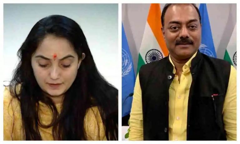 nupur sharma, naveen jindal suspended