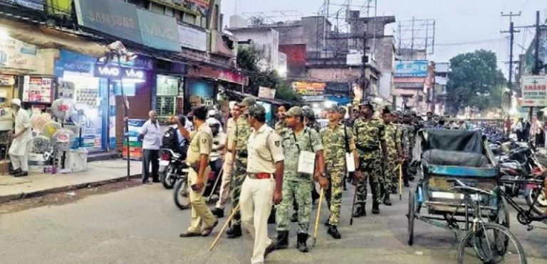 police flag march rourkela