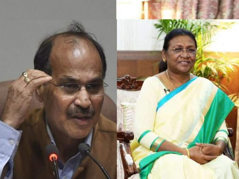 Adhir ranjan Chowdhury & draupadi murmu