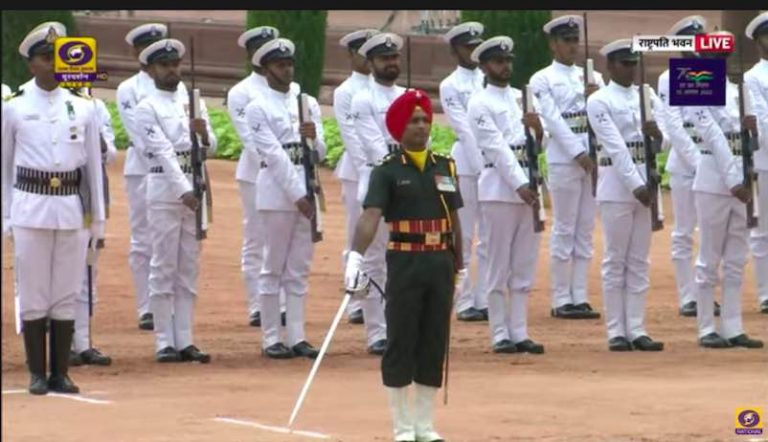 Odisha-Born Col Stalin Mohanty Commands Ceremonial Salute To President Droupadi Murmu