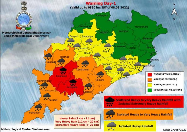 Depression In Bay In 48 Hours: IMD Issues Red Warning, Extreme Rainfall Forecast For Odisha