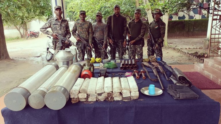 Huge Cache Of Weapons, Materials Of Maoists Unearthed In Odisha’s Malkangiri