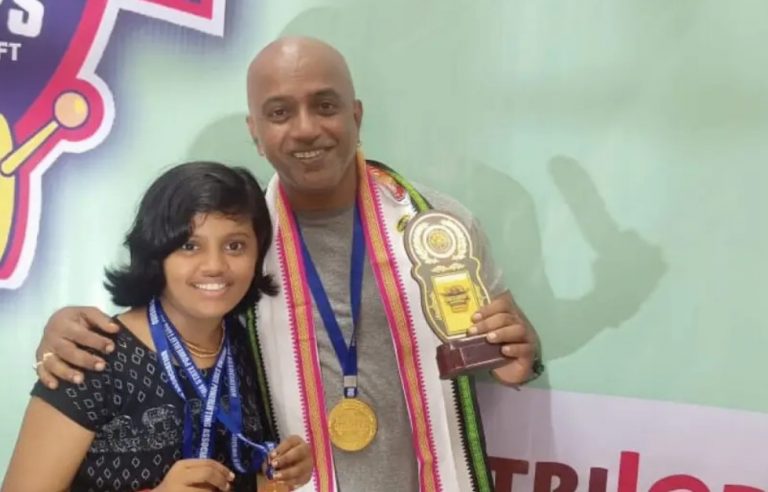 father daughter medal