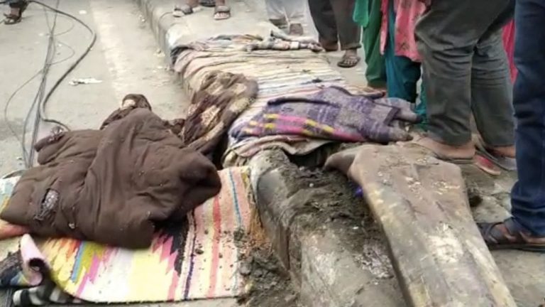 Speeding Truck Mows Down 4 Sleeping On Road Divider In Delhi