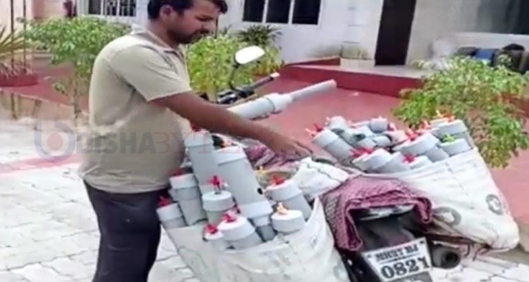 Maha Man Selling Carbide Guns On Cuttack Outskirts Arrested