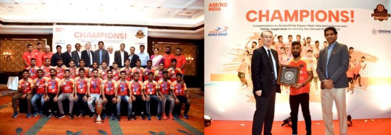 Odisha Juggernauts felicitation by ANMS