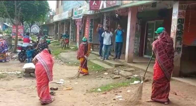 BDO, Sarpanch In Odisha Hit Streets With Brooms With Message Of Cleanliness
