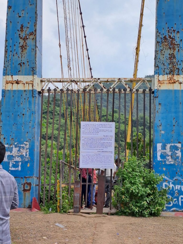 Hanging Bridge Closed To Public Amid Protest By Villagers In Odisha’s Rayagada