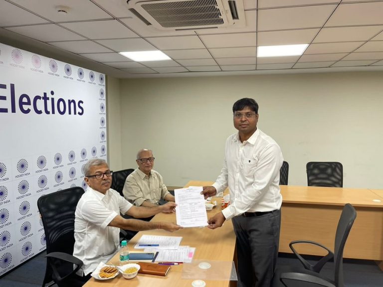 Dilip Tirkey Files Nomination For Hockey India President Post