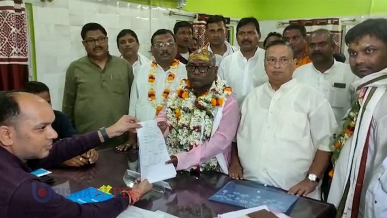 Congress Candidate Harekrushna Sethi Files Nomination For Dhamnagar Bypoll In Odisha