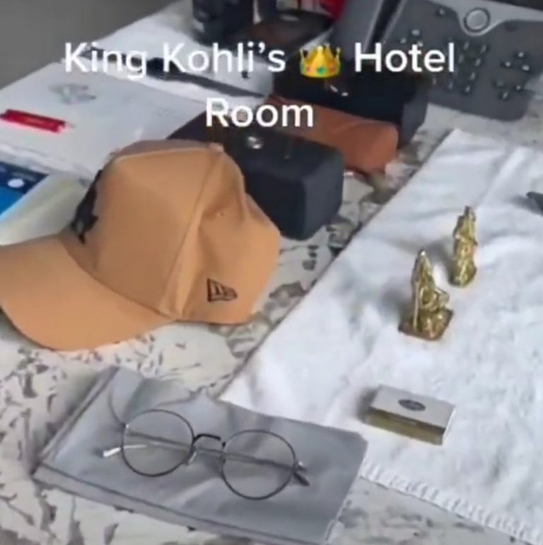 Kohli hotel room filmed
