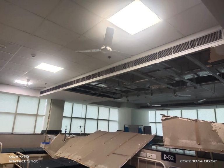 ceiling collapse