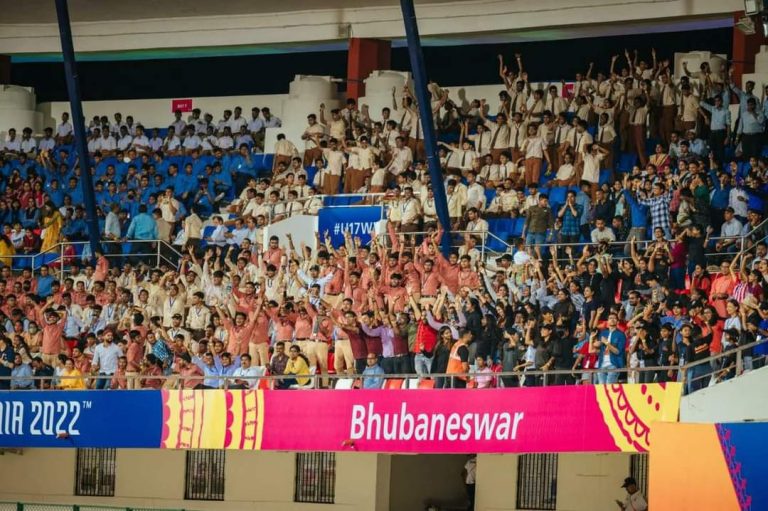 football at kalinga stadium