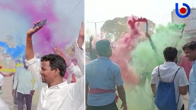 Celebration Erupts In Odisha BJP With Party Candidate Consolidating Position In Dhamnagar Bypoll