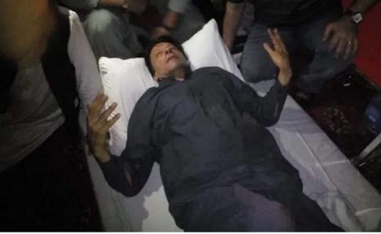 Imran Khan shot at