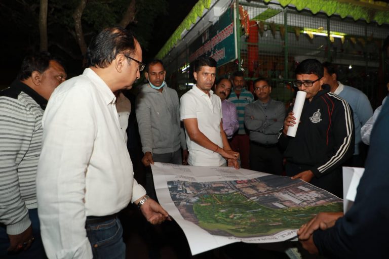 Odisha 5T Secy VK Pandian Reviews Sikhar Chandi Temple Work & Town Planning Scheme