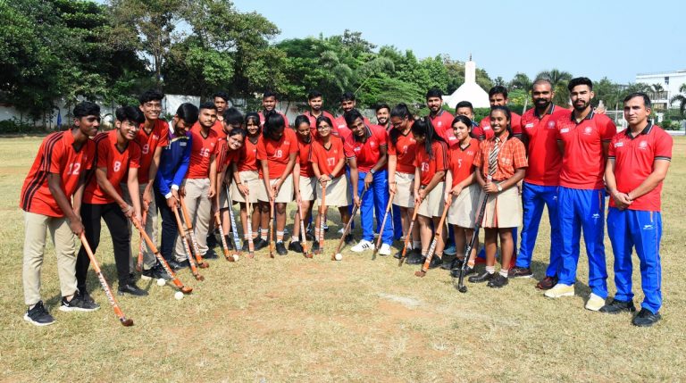 SAI International Students Have A Field Day Indian Men’s Hockey Team