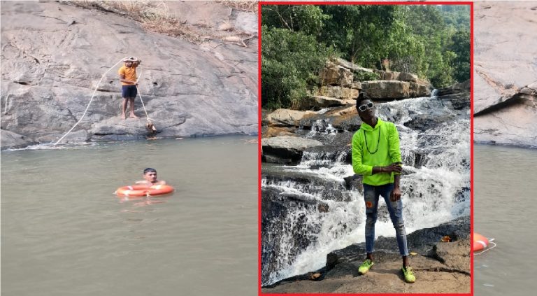 youth went missing in waterfall in nabarangpur