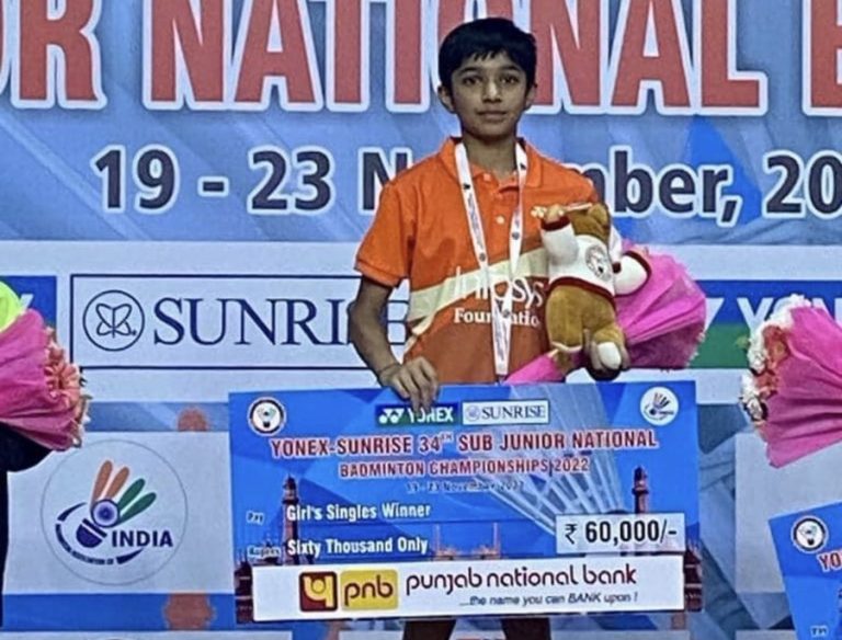 11-Year-Old Girl From Odisha Wins National U-13 Badminton Tournament