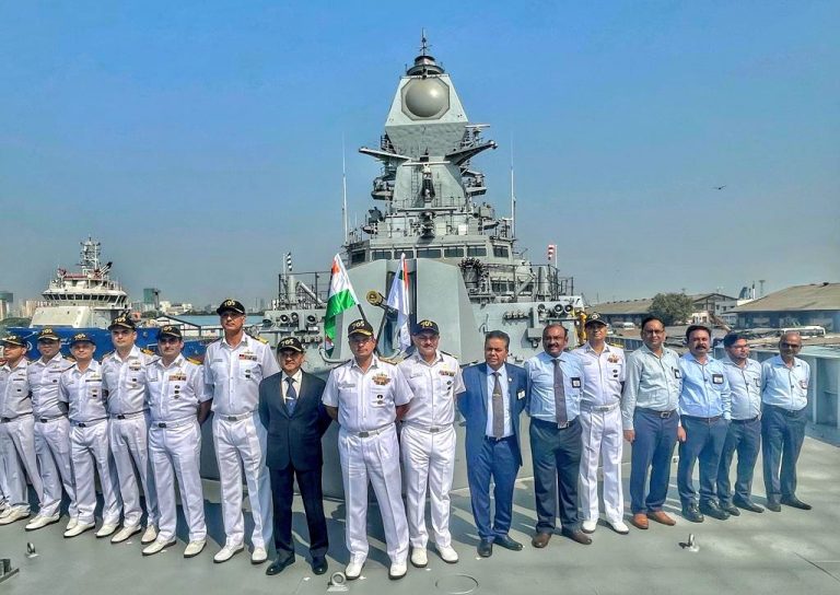 India’s Latest Stealth Warship INS Mormugao Commissioned Into Navy