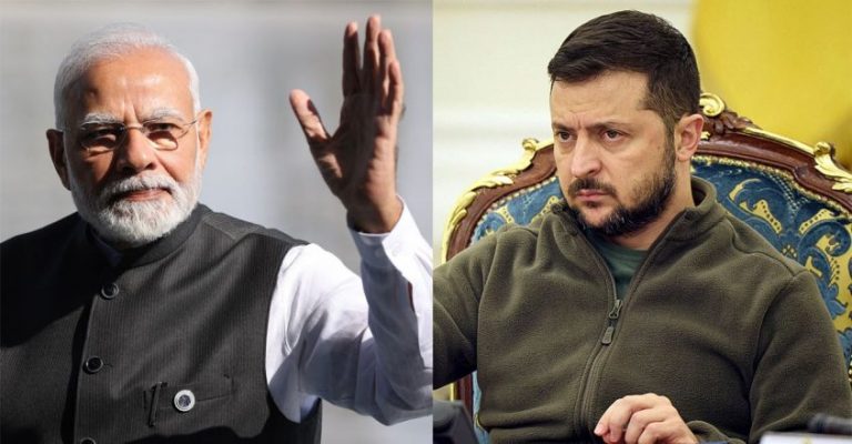 Modi messages Zelensky