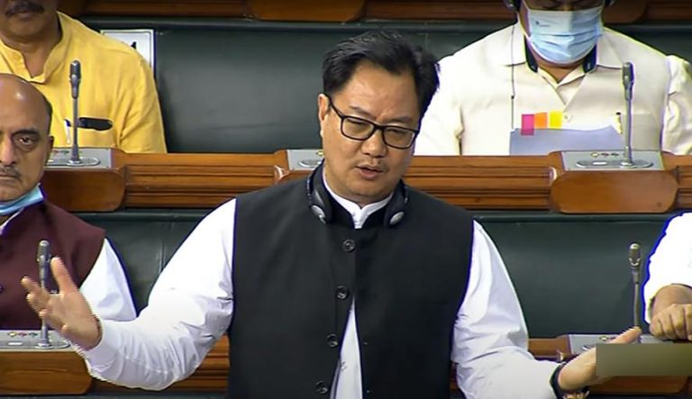 Rijiju Tables Bill To Repeal Over 60 Obsolete Laws In Lok Sabha